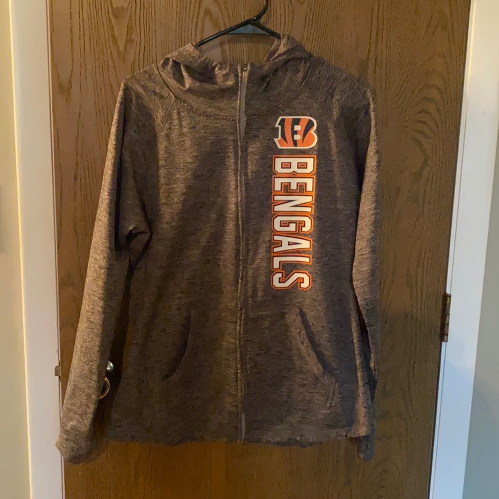Bengals zip up hoodie.